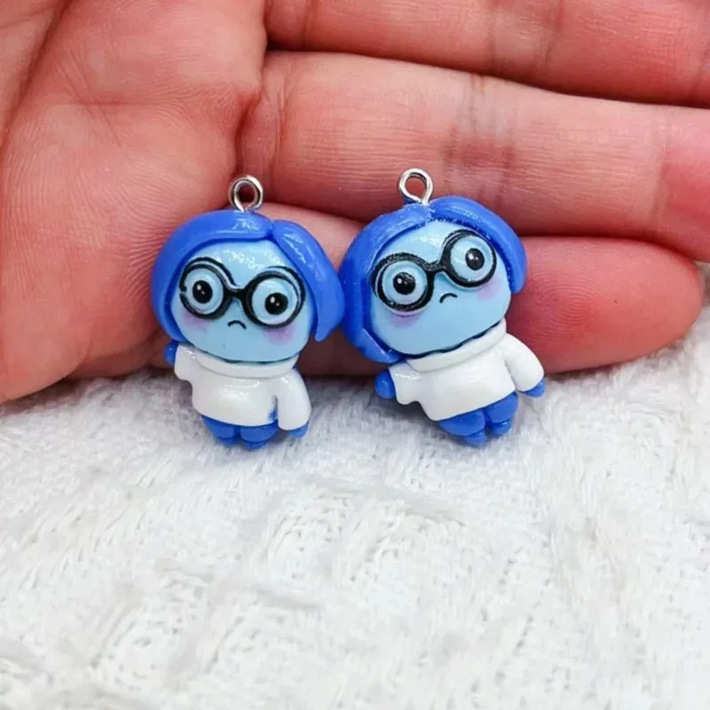 10 قطع من مجوهرات الراتنج الرسوم المتحركة، والقلائد المينا، والأقراط، والمعلقات، ومستلزمات الإنتاج بنفسك