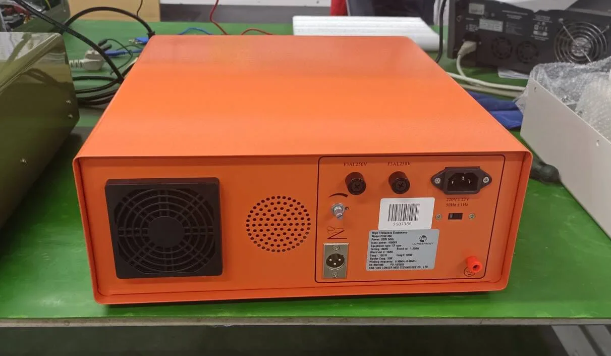 Longermay Machine de cautérisation électrochirurgicale Diathermie Unité de cautérisation électrochirurgicale Machine d'électrocautérisation bipolaire monopolaire