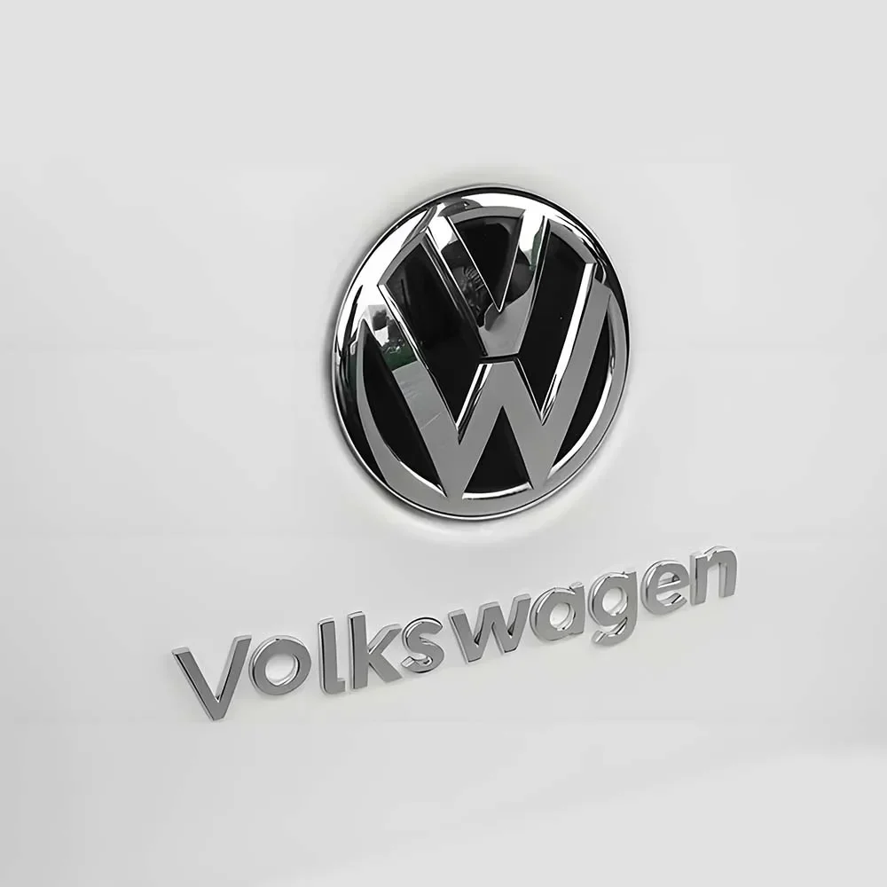 

For VW Volkswagen Jetta MK5 Golf Volkswagen Car Styling ABS Emblem Sticker for Golf Passat Polo Tiguan Scirocco Jetta Caddy T-RO
