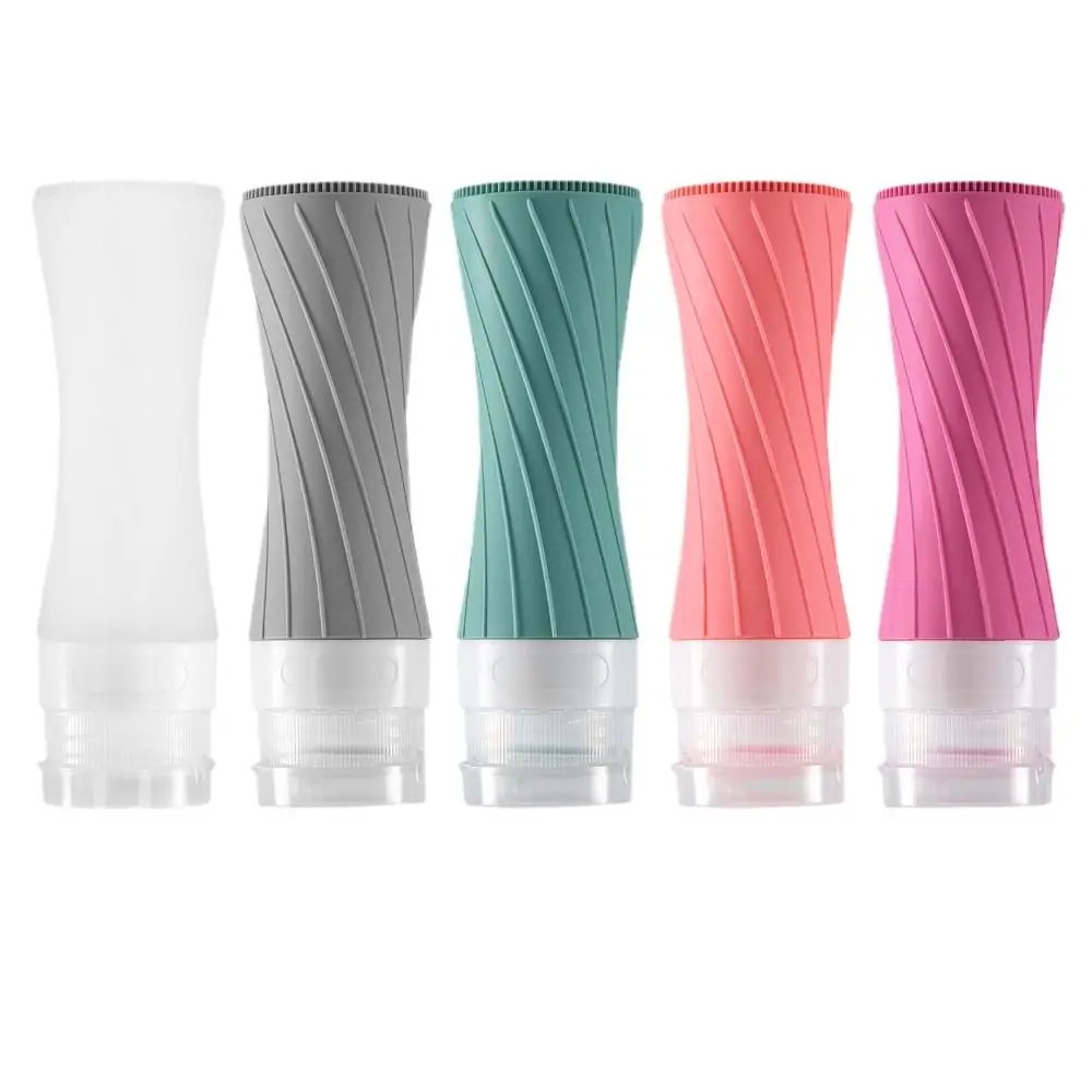 

1Pc Silicone Travel Cosmetics Bottles Empty Squeeze Containers Leakproof Refillable Bottle For Shampoo Lotion