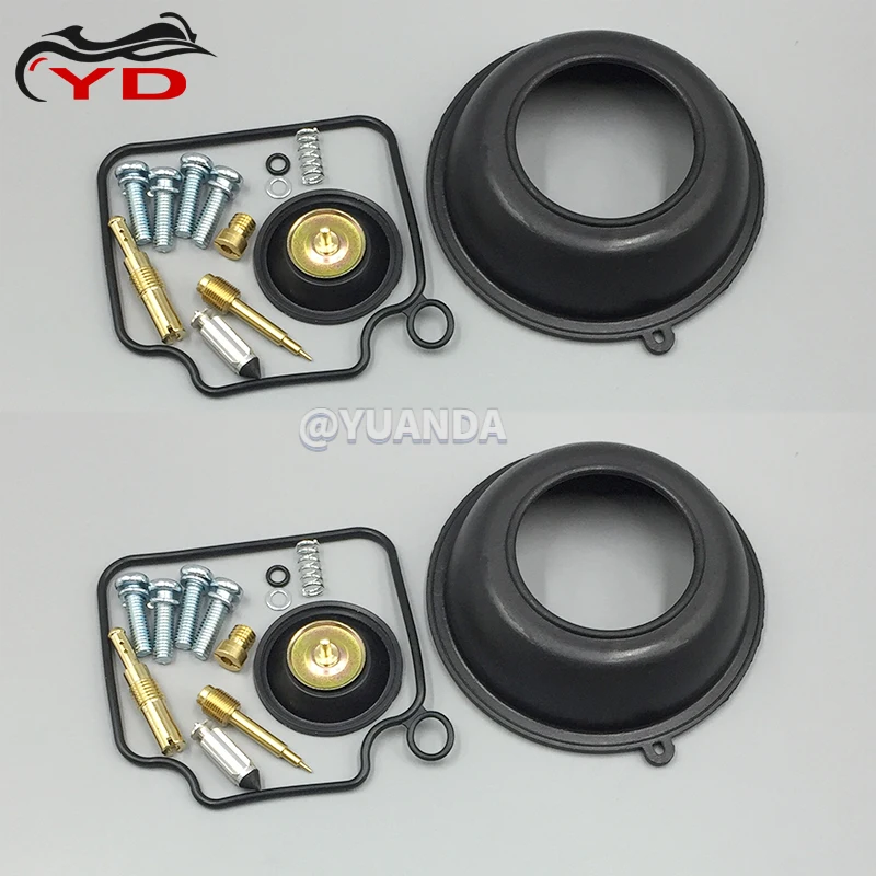 2 Sets Carburetor Repair Kit For Honda VT750c shadow 750 aero 2004 - 2008 VT 750C carb kit Vacuum Diaphragm