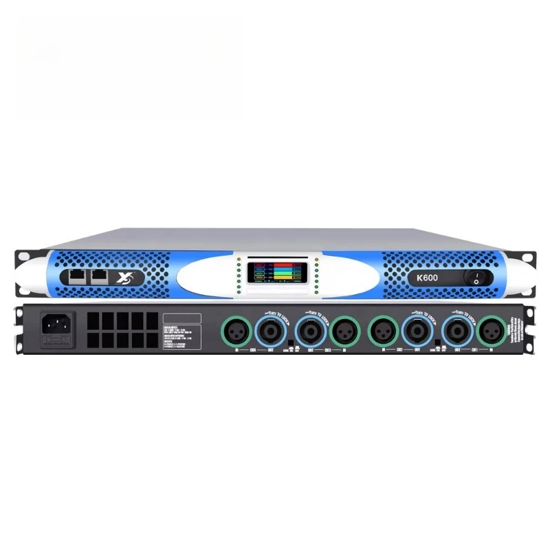 

Class D Power Amplifier 4 Channels 600W 1u Digital Professional Audio Power Amplifiers