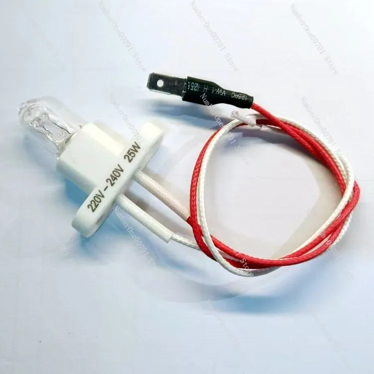 High-temperature ceramic halogen lamps with wires for ovens Air fryers Explosion-proof 300°C bulbs