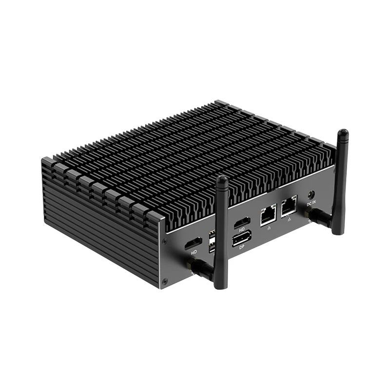 Imagem -05 - Computador pc Intel Fanless com Slots Ssd 10ª Geração i7 1355u i5 1335u Min Dual Ddr4 2x M.2 Nvme Ssd 4k Uhd Wifi6 Trovão 4