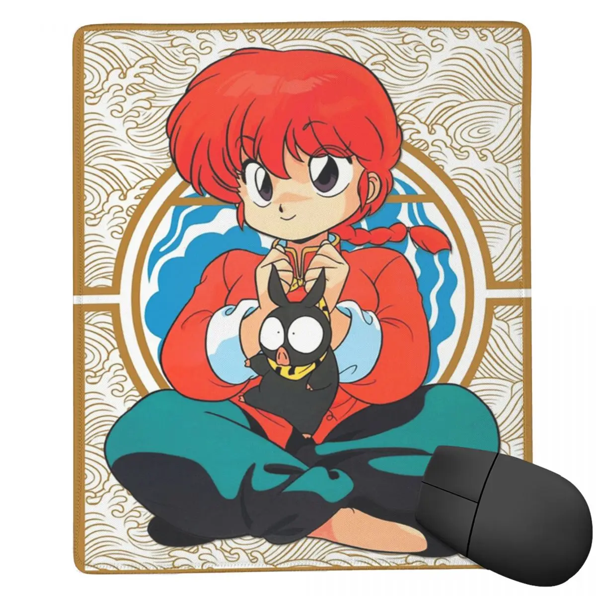 Ranma 1/2 And P-Chan Mouse Pad Computer Keyboard Mouse Mat Gamer PC Laptop Desk Mat Office Accessories