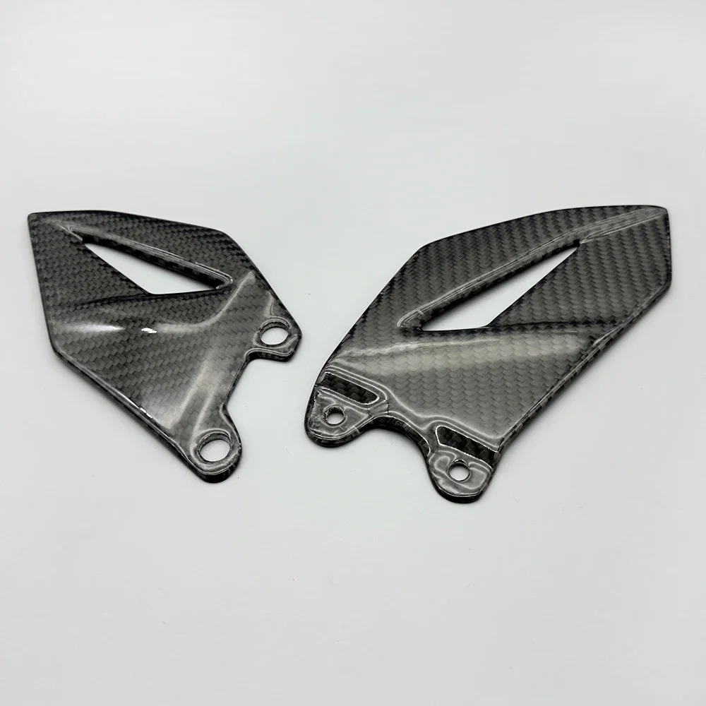 دراجة نارية ألياف الكربون القدم دواسة كعب جهاز حماية للعداء كاواساكي ZX-10R ZX-10RR 2011-2024 قطع غيار الدراجات النارية