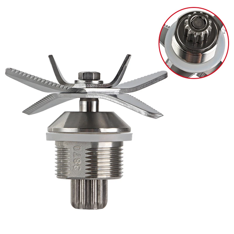 3870 Blender Knife Spare Parts Commercial Blender Blade Parts High Horsepower Smoothie Machine Parts 4L Soy Milk Machine Knife