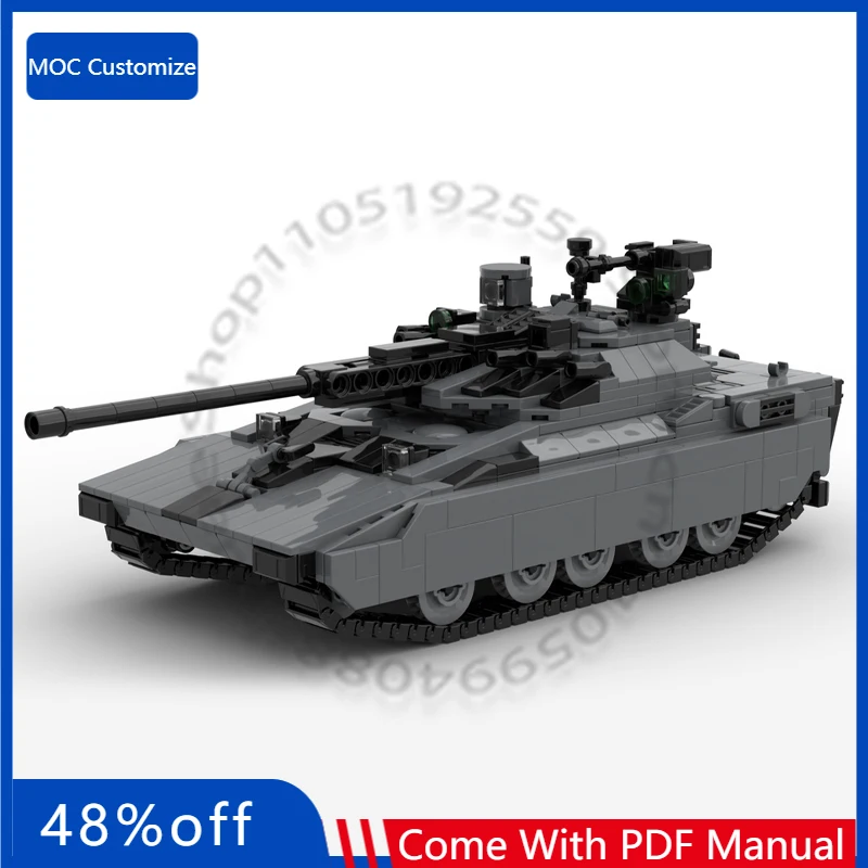 879 PCS War series HSTVL (M) - High Survivability Test Vehicle Light (Modernised) MOC Customize Modular DIY Holiday Toy Gifts