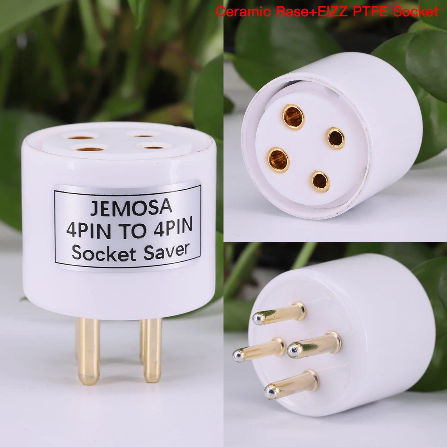 1 unidad de prueba de ahorro de enchufe de 4 pines a 4 pines, aumento de altura, protege el enchufe para 2A3 300B 811 572B 274A 101D, amplificador de tubo de Audio
