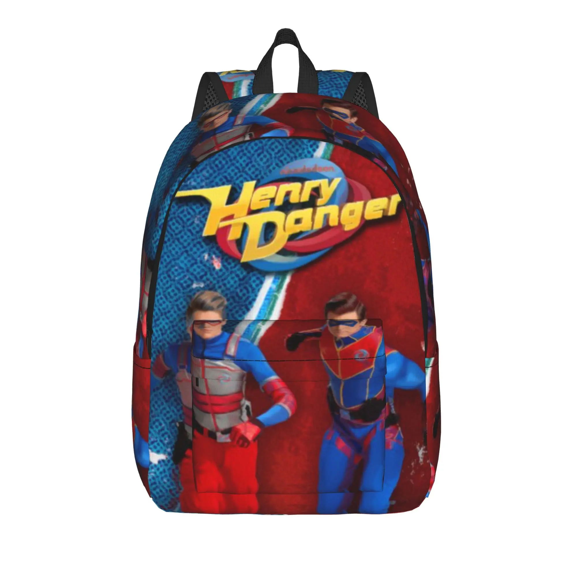Captain Henry And Kid Danger  Cool Backpack Outdoor High School Work  Daypack for Men Women Laptop Computer Canvas Bags