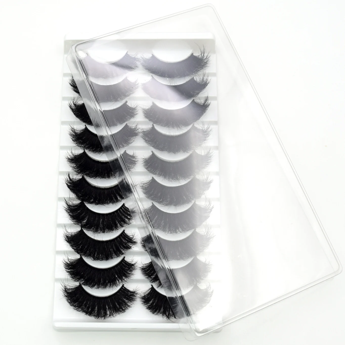 3/5/10pairs Fake Eyelashes Thick Long False Eyelashes Dramatic Lashes 3D Faux Mink Eyelashes Wholesale Full Strip Lashes Makeup