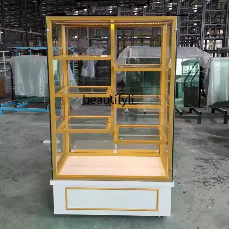 Cake model display cabinet Cake shop baking commercial glass island cabinet, shelf display cabinet