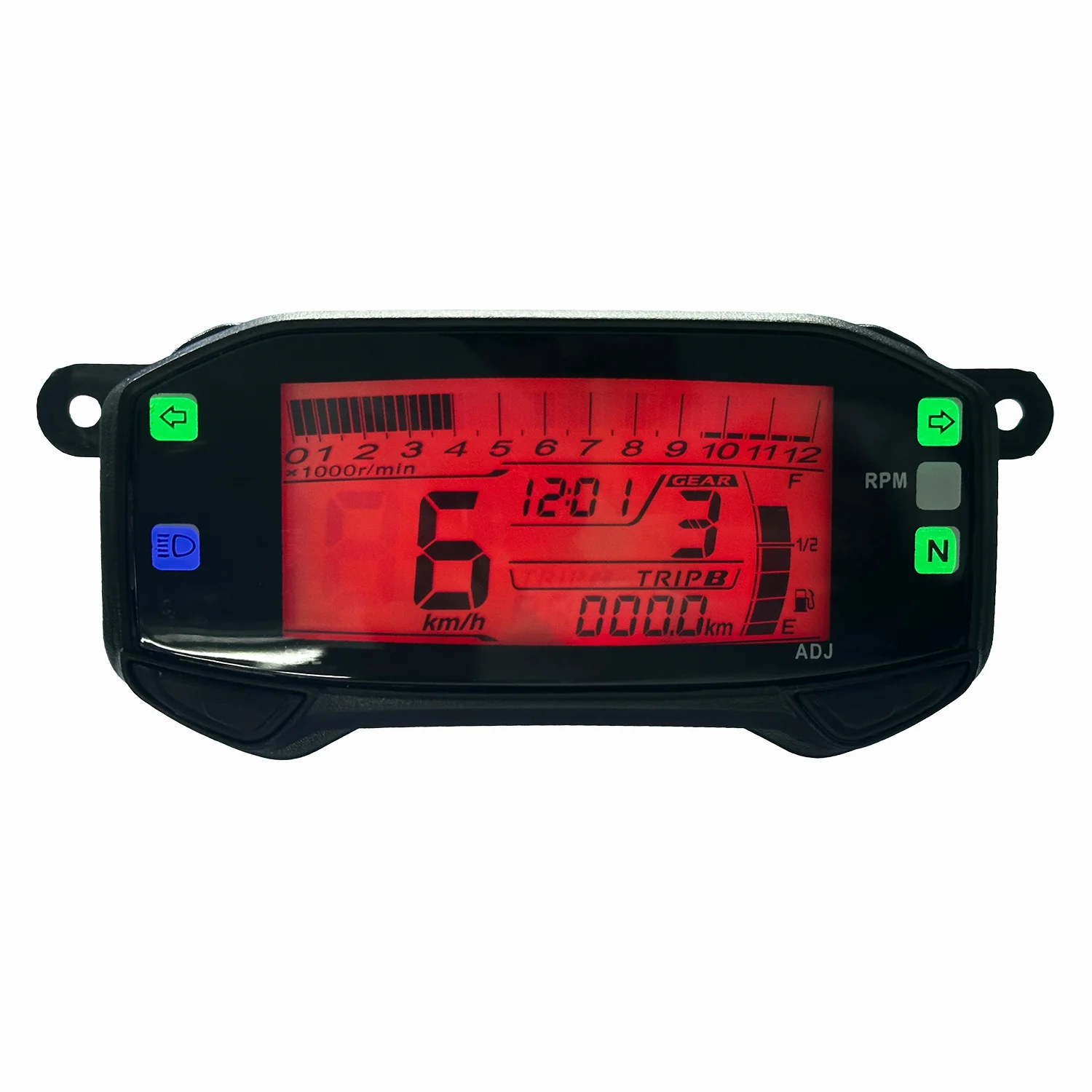 LCD Motorcycle Speedometer, Motorcycle Odometer for Suzukis for Gixxers 150 Speedometer, Motorcycle Parts