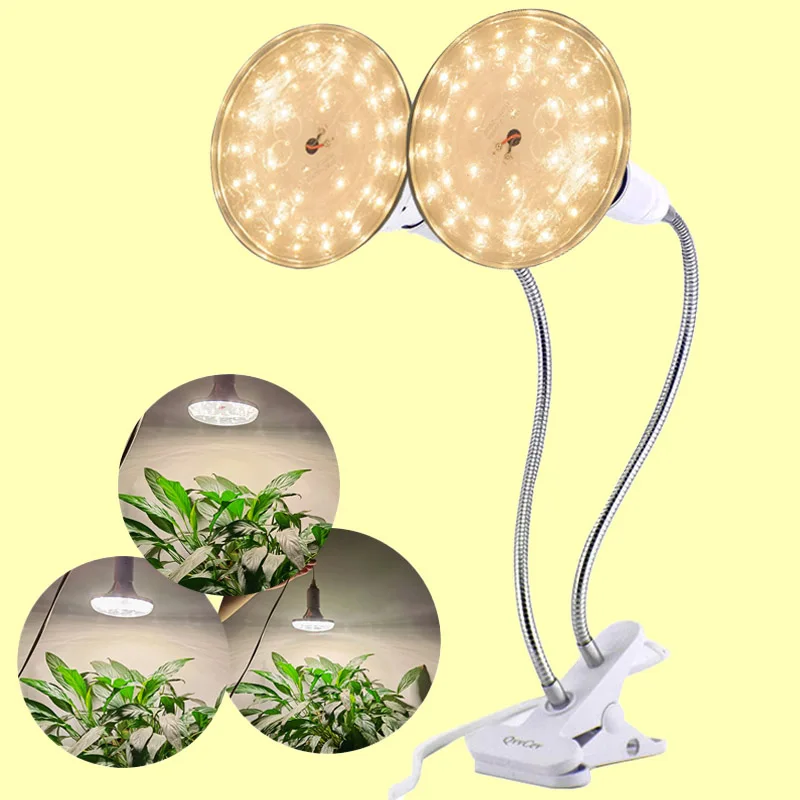 LED Plant Grow Light Phytolamp E27 15W 160V 220V Growing Lamps Bulbs Home Greenhouse GrowTent Flower Phyto Lamp Yellow Lights