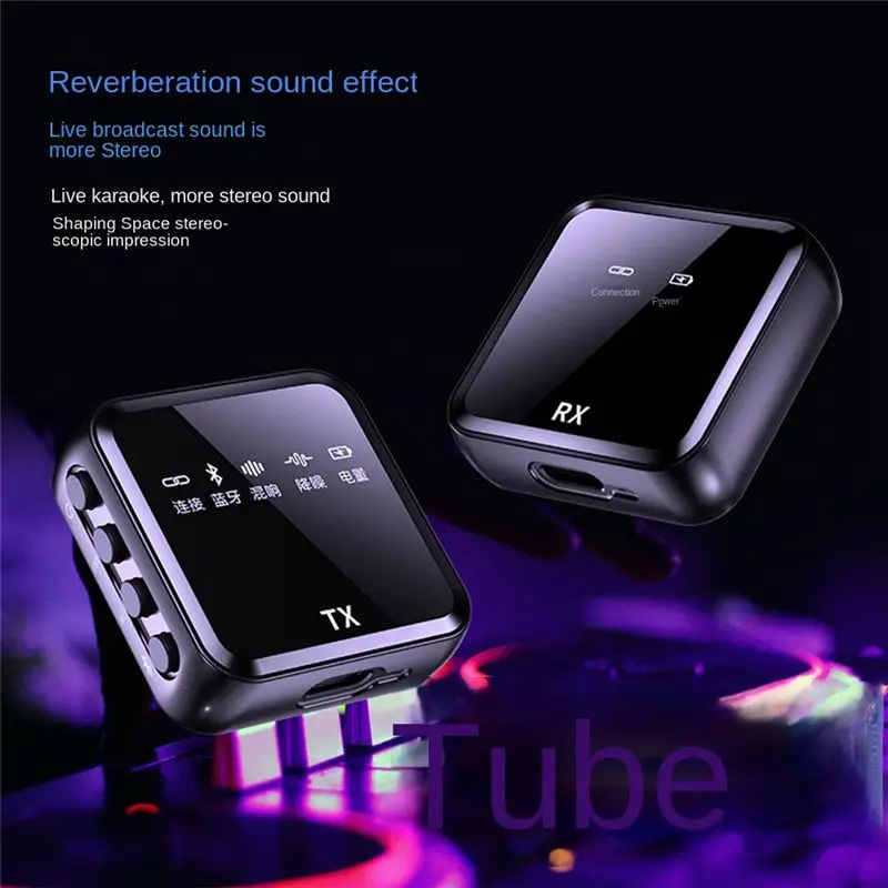 Fashion ~ M32 ميكروفون لاسلكي لخاصية إلغاء الضوضاء لكاميرا Dslr وكاميرا الفيديو والكمبيوتر اللوحي الذكي