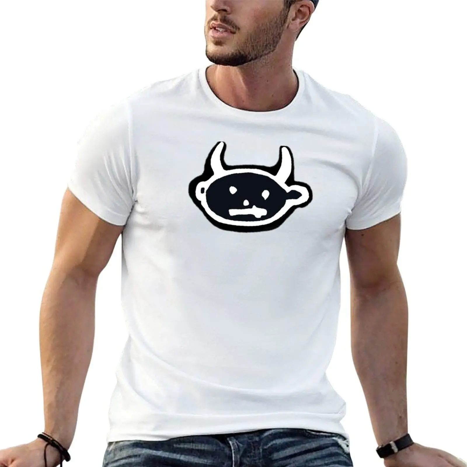 Horned Astro baby: Bram's Macphisto U2 UV Zoo Sphere baby (small logo) T-Shirt Functional Casual Short Sleeve Tee