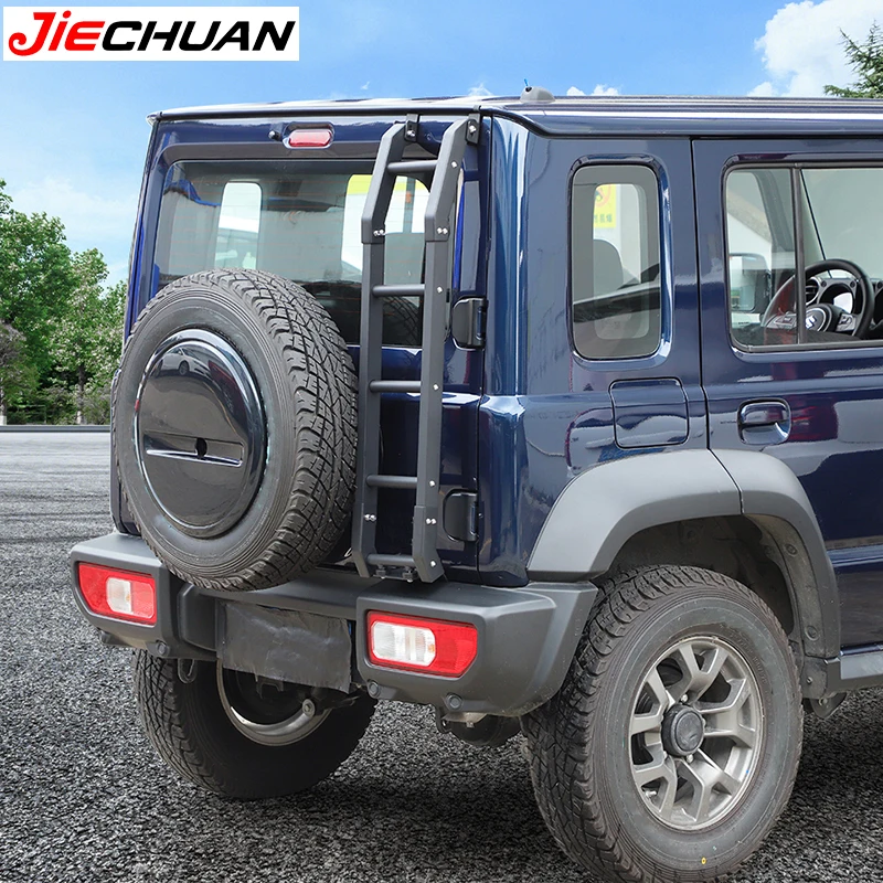 Escalera de puerta trasera, soporte resistente antideslizante para Suzuki jimny 2019 Up, accesorios exteriores de Metal para coche