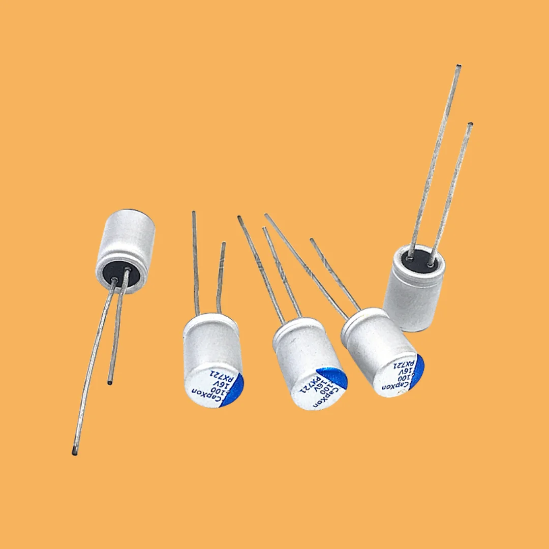 50pcs/새로운 솔리드 스테이트 커패시터 16V100UF 16V 100UF 볼륨 6X10 CapXon 인라인 솔리드 스테이트 전기 분해