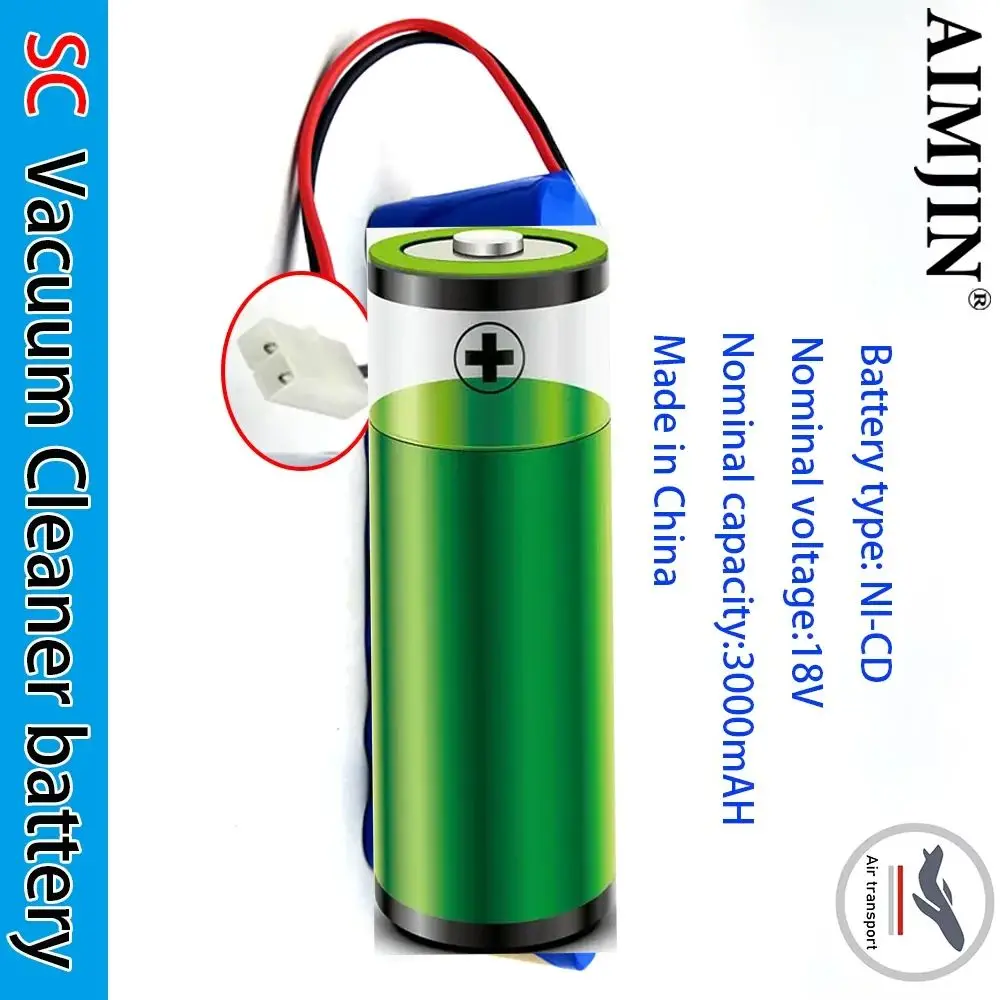 

18V SC for-Rowenta Ni-CD Battery Pack 3000mAh CD Vacuum Cleaner RH8771 or Tefal Cyclone Extreme Vacuum Cleaner Battery P102