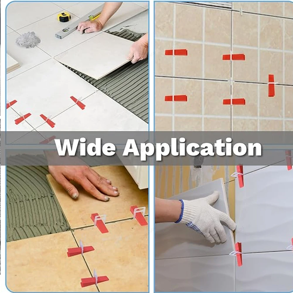 Imagem -05 - Sistema de Nivelamento de Azulejos para Pavimentos Colocação de Cunhas Niveladas Espaçadores de Alinhamento Localizador Nivelador Nível de Parede para Ferramenta de Ajuste de Azulejos