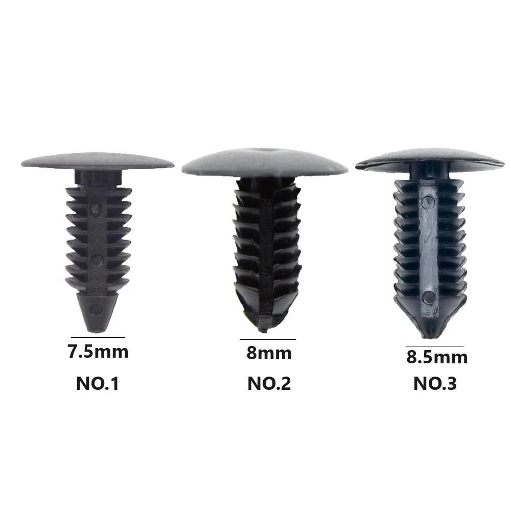 30 Pieces Auto Trunk Roof Insulation Shield Retainer Clips Fits 7.5mm 8mm 8.5mm Helo Universal Car Body Fasteners