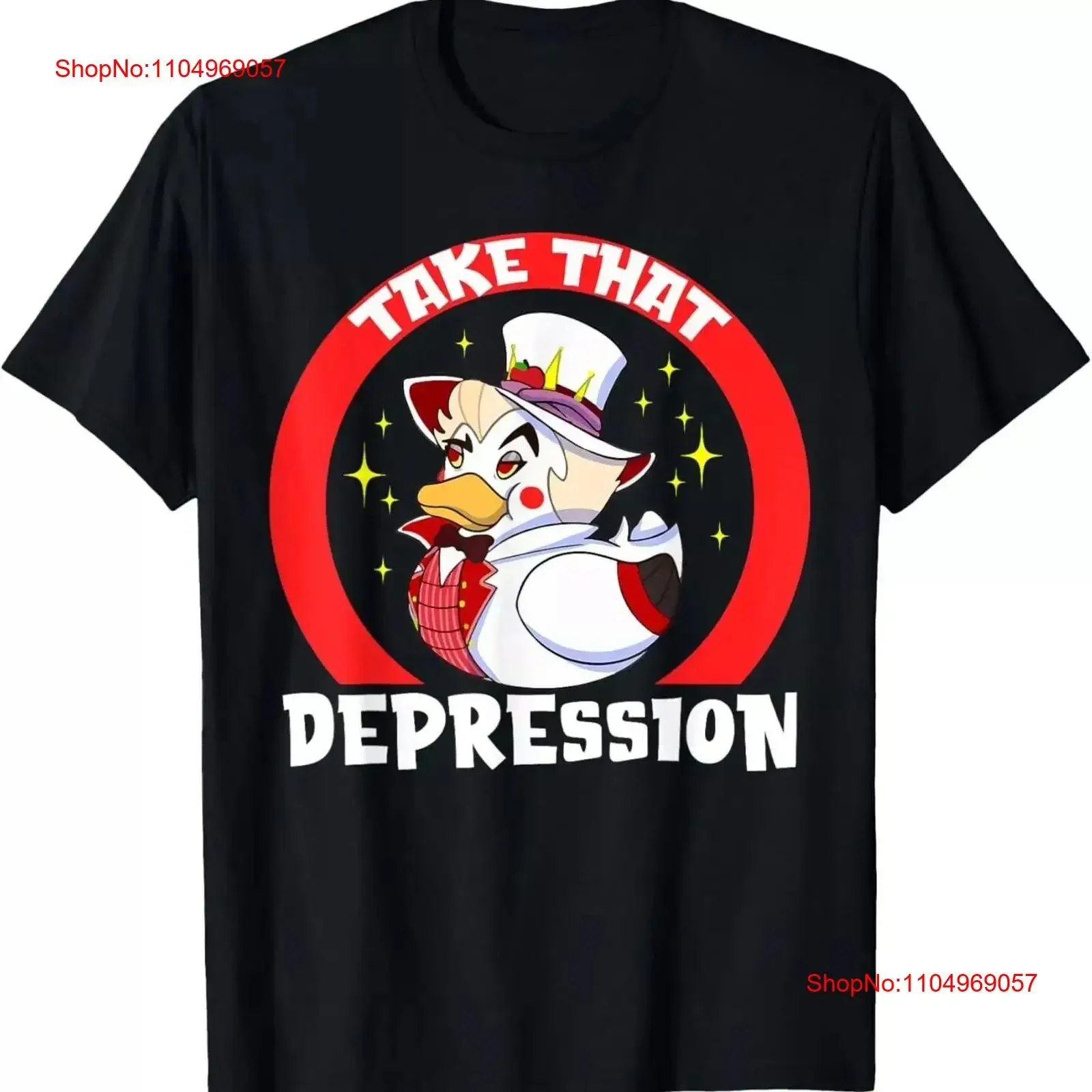 

Take That Depression T shirt vintage Washed streetwear fashion homme Stylish Unisex Casual Slightly Breathable Stretched