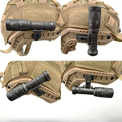 Soporte giratorio casco táctico SS MAX – Picatinny linterna