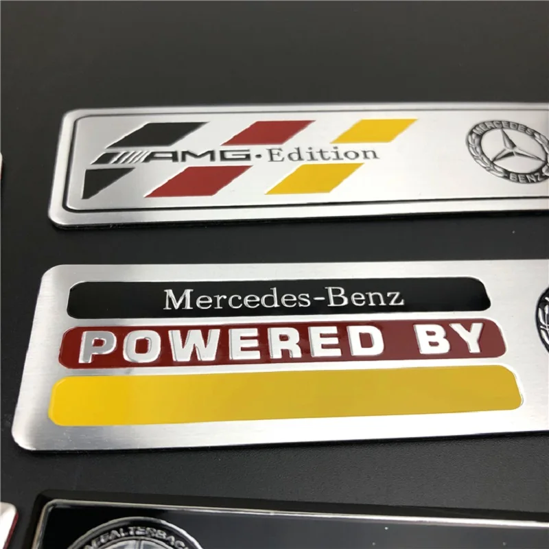 ملحقات ملصق شعار السيارة لسيارة Mercedes Benz AMG Brabus Maybach Smart W204 GLC CLA GLK W205 W203 W206 W108 W124 W126 W140 #5