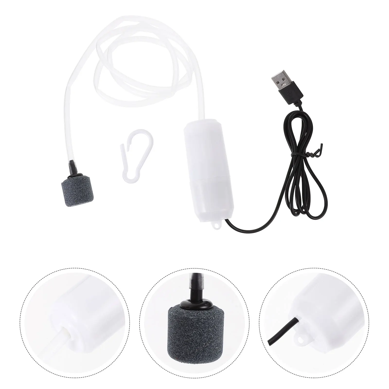 

Oxygen Pump Small Aquarium Portable Fish Air Fishing Usb Pumps Tank Accessories for
