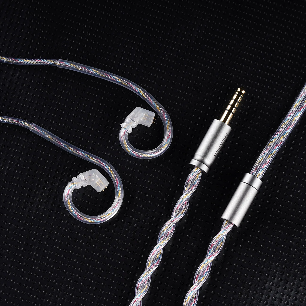 NICEHCK ColorXYZ Furukawa Copper Silver Alloy+Zinc Copper Alloy Earbud Audio Cable 0.78mm 2Pin/QDC for Astral Meteor Lost Manor