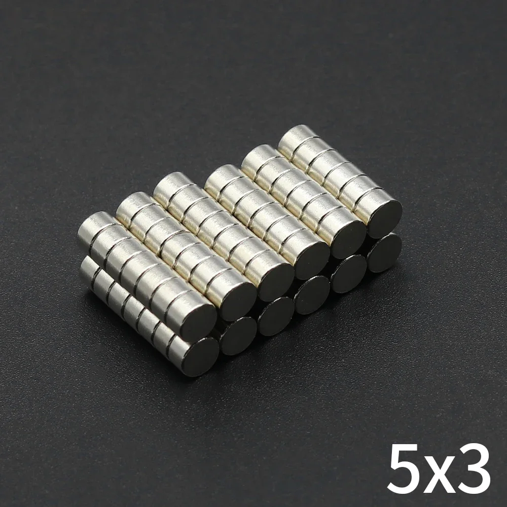 

5x3 мм N35 супер мощный неодимовый магнит круглые магниты NdfeB сильные постоянные магнитные Imanes магниты на холодильник 5*3