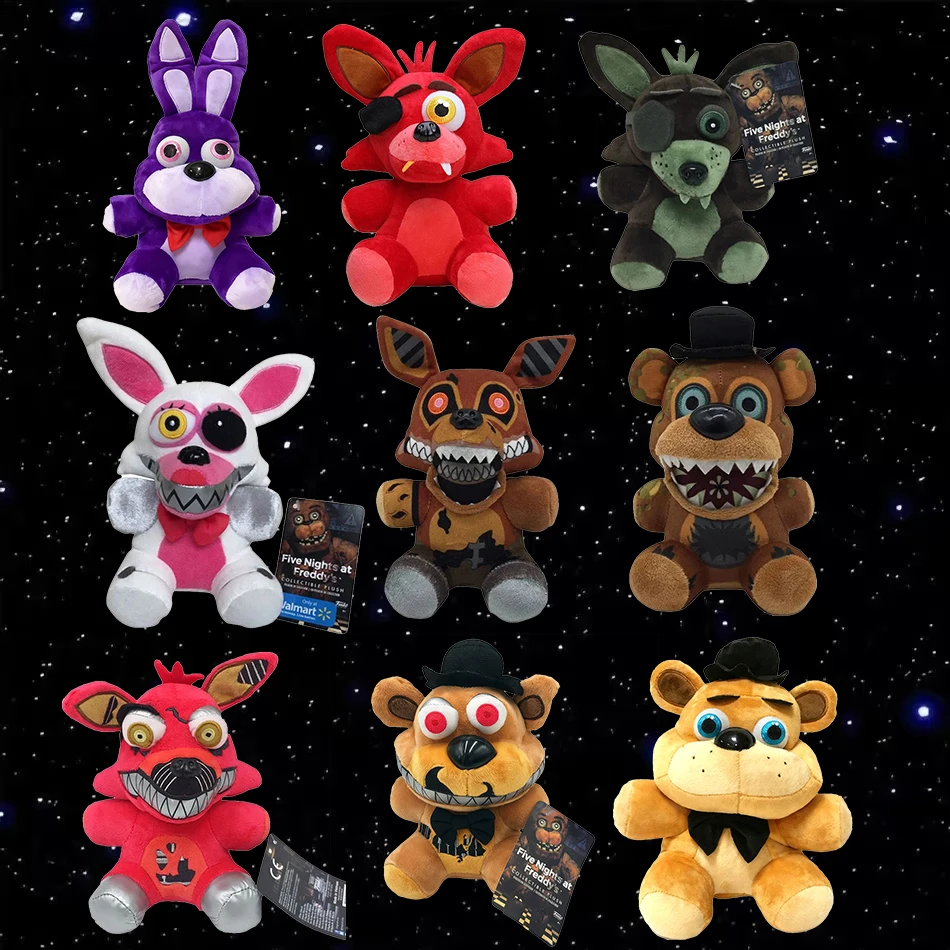 Colgante de muñeco de peluche de Disney, serie FN Bear, BonnieRabbit, oso marrón, zorro y otros colgantes de felpa, regalos de cumpleaños masculinos y femeninos