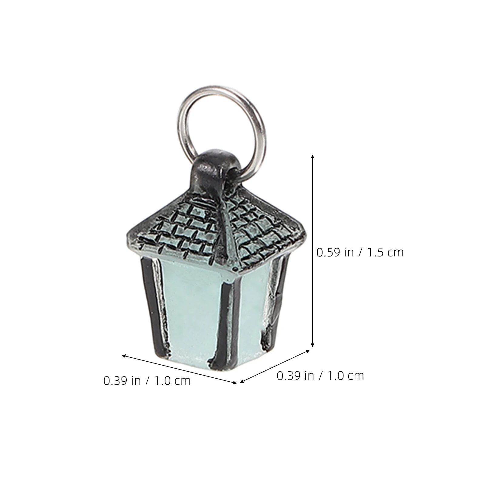 12 قطعة صغيرة مضيئة فانوس الديكور Diy بها بنفسك الحرفية تخطيط المشهد ديكور الراتنج الحرفية فانوس التصوير الدعامة اكسسوارات الديكور #6