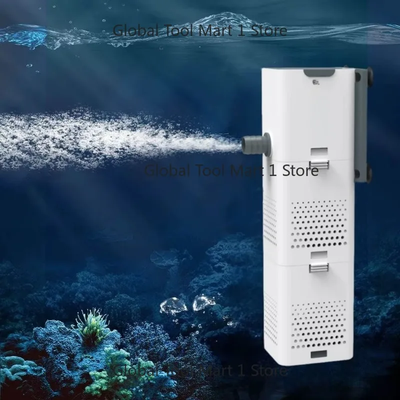 

SUN- Multi-function Fish Tank Filter Box Internal Detachable Buckle Aquarium Filters with 6W/15W/23W