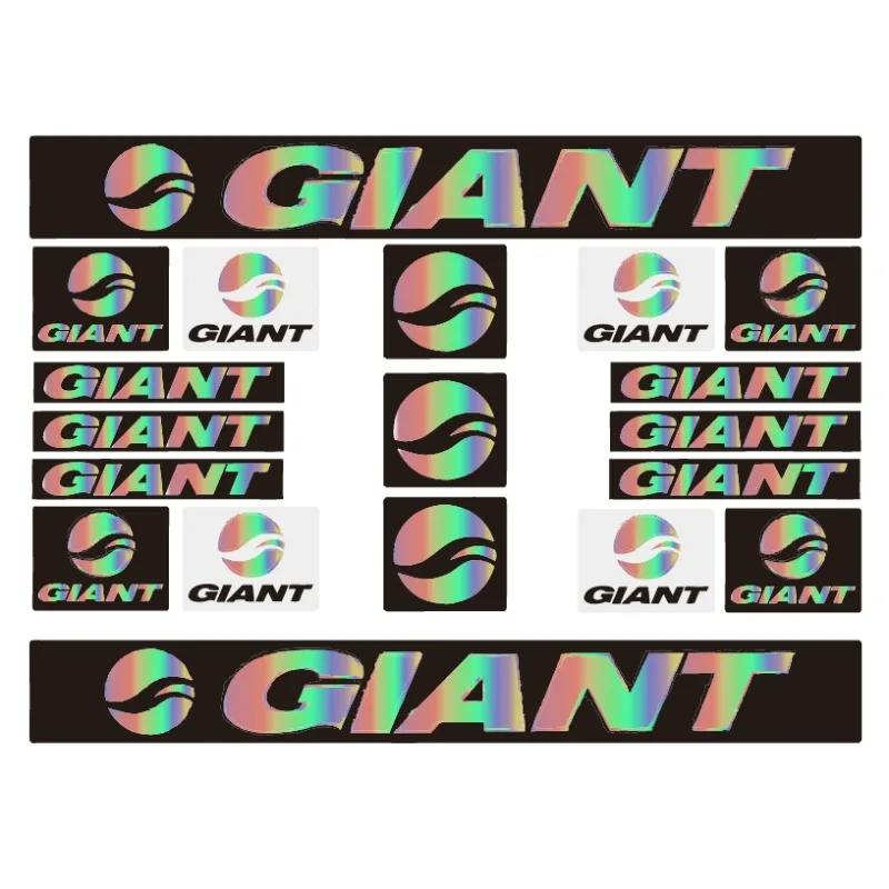 

2D плоские наклейки для мотоциклов, набор из 19 наклеек для велосипедов - прочный винил для мотоциклов, одноколесных велосипедов, рам.