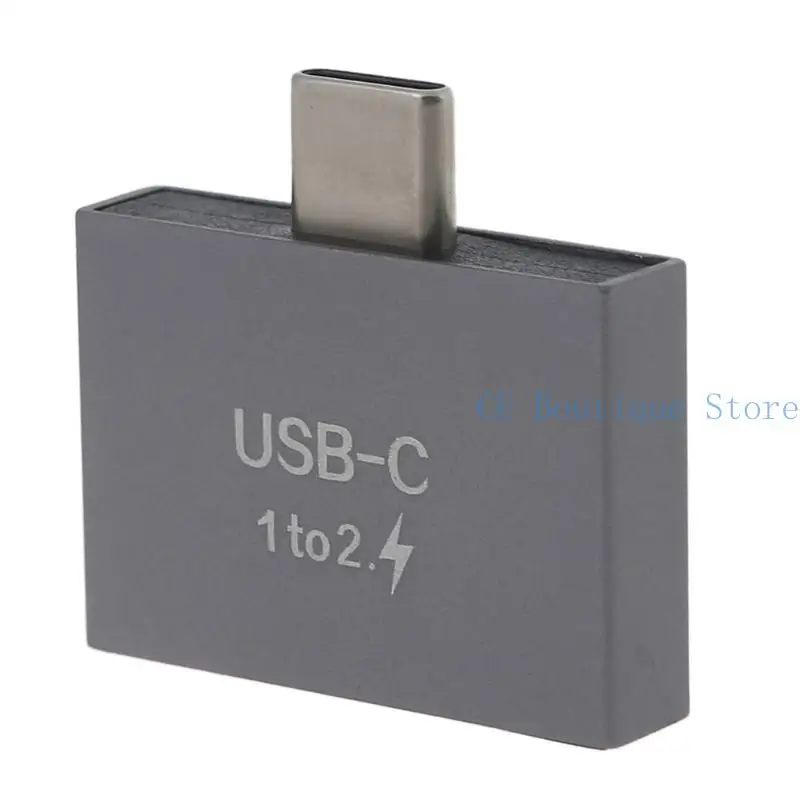 652F USB C nam đến Dual USB C chia bộ phụ nữ cho USB C PD Bộ sạc PowerBank Laptop