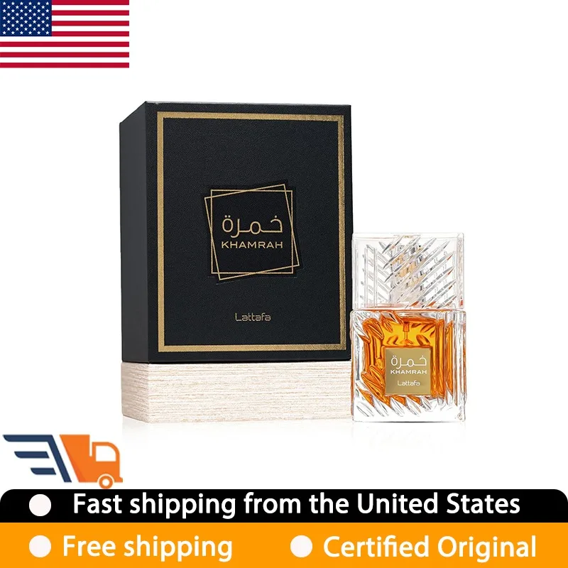 

3.4 Ounce Lattafa Khamrah Lasting Vanilla Warm Spicy Amber Aromatic Eau de Parfum for Unisex Spray Pheromones Perfume 100 ML