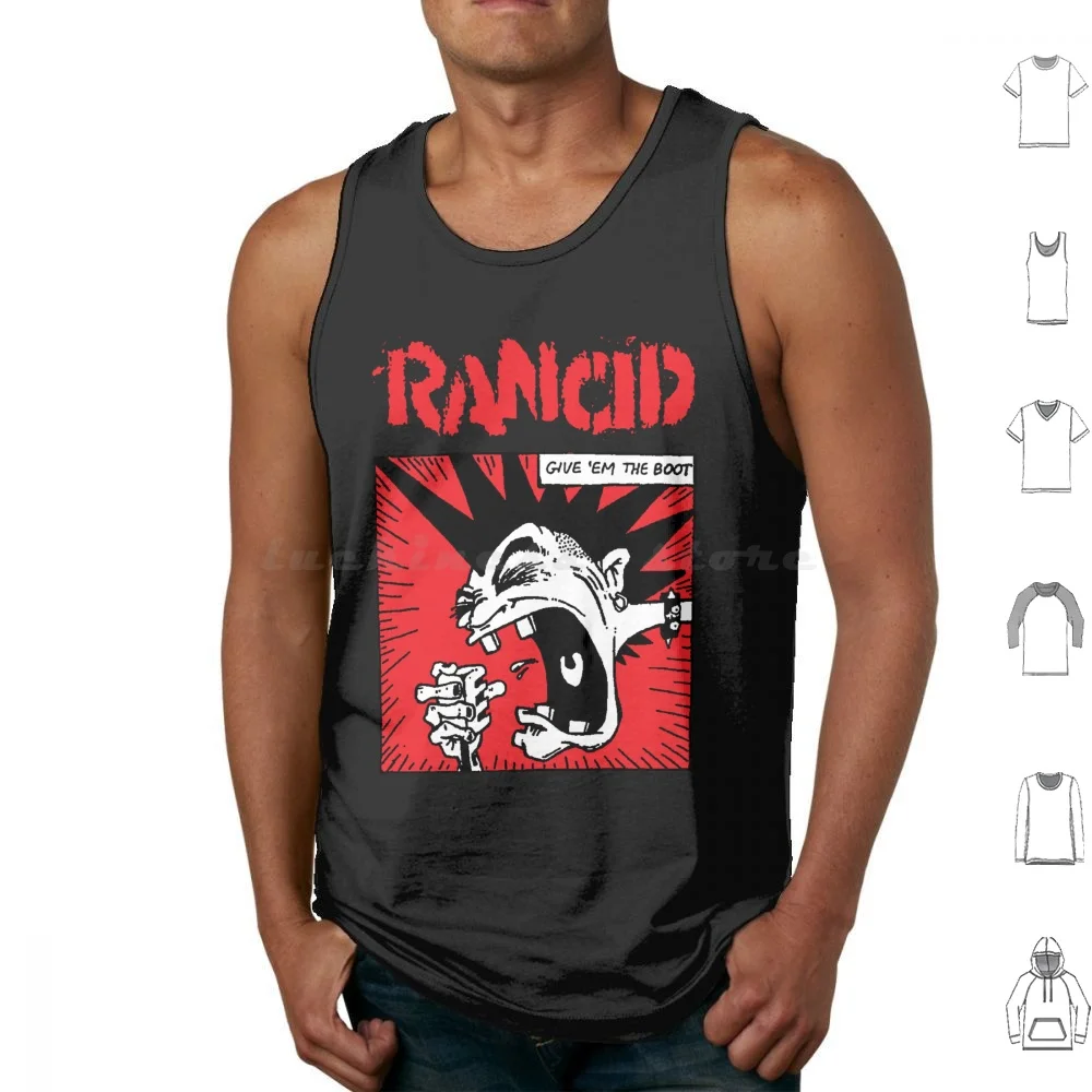 The Red Ranc Tank Tops Print Cotton Punk Bands Albums On Top Music Tour Design Logo The Exploited Punk Music Band Metal