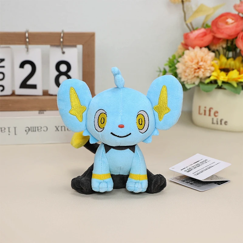 Kawaii Pokemon Fit Mew Lucario Caterpie Butterfree Soft Plush Toys Cute Anime Furret Shinx Litwick Bidoof Cubone Peluche Dolls