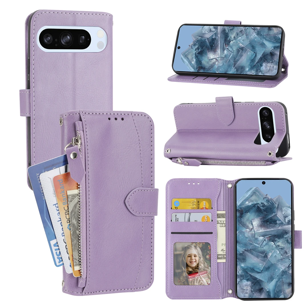 

NEW Flip Case For GOOGLE Pixel 10 9 8 7 Pro XL 9A 8A 7A 5G Case Casual Faux Suede Leather Card Slot Wallet Case 4G 5G Cover