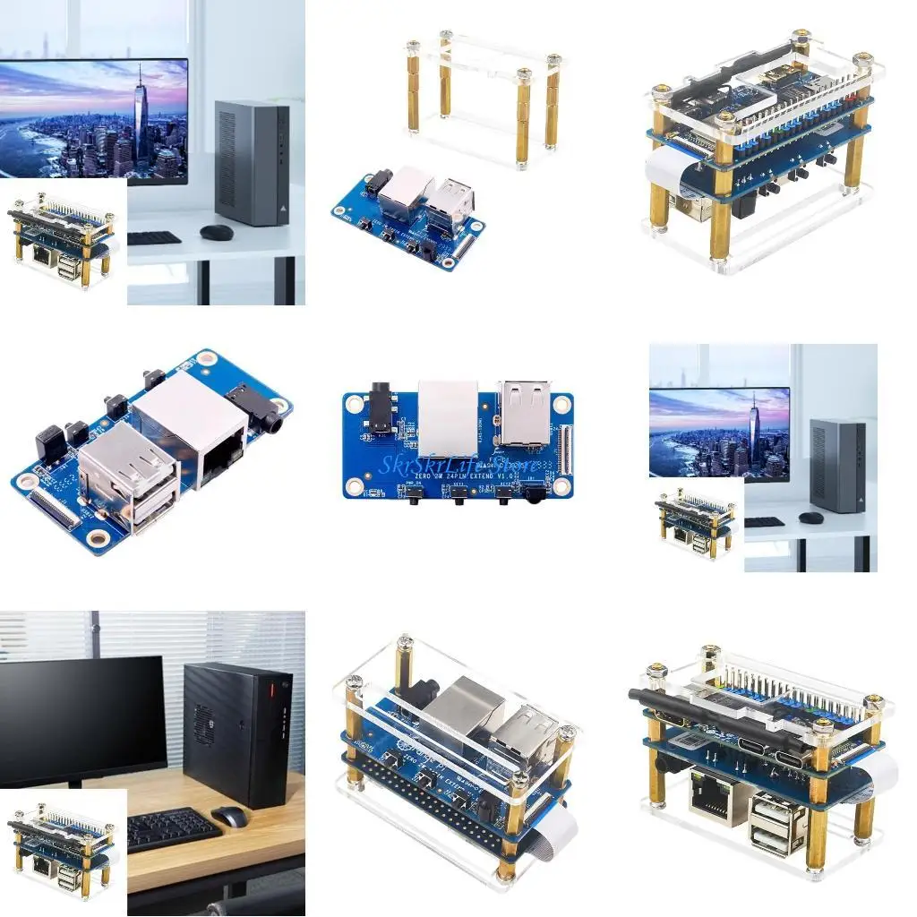 

E65E удобно для OrangePi 0 2W Poard с акриловым корпусом полным покрытием и простым в переносе