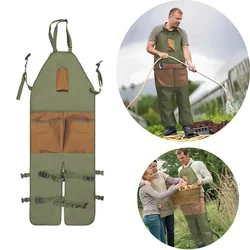 Landscape Gardening Pruning Multi-Pocket Leg Warmer Apron Oxford Fabric Colorblocking Extra Long Apron aprons