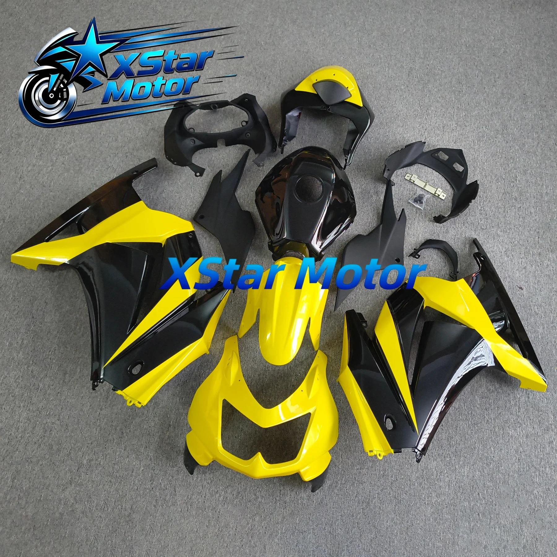 The New ABS Fairing Fits The Motorcycle For Ninja 250R EX250 2008 2009 2010 2011 2012 Fairing Body Kit Yellow Black