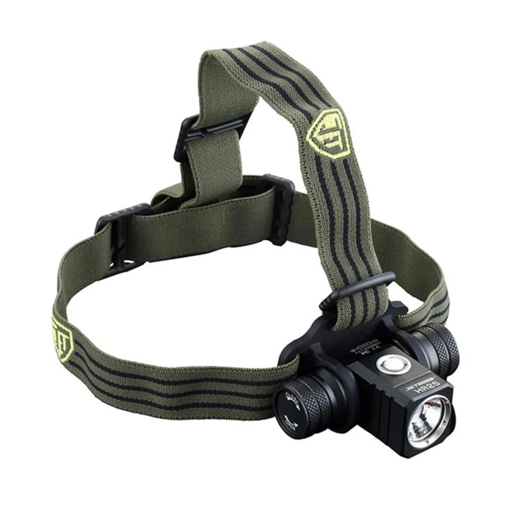 

NEW JETBEAM HR25 Outdoor Head Light SST40 N4 BC LED 1180 lumens 18650 Battery+USB Charger Cable Wire