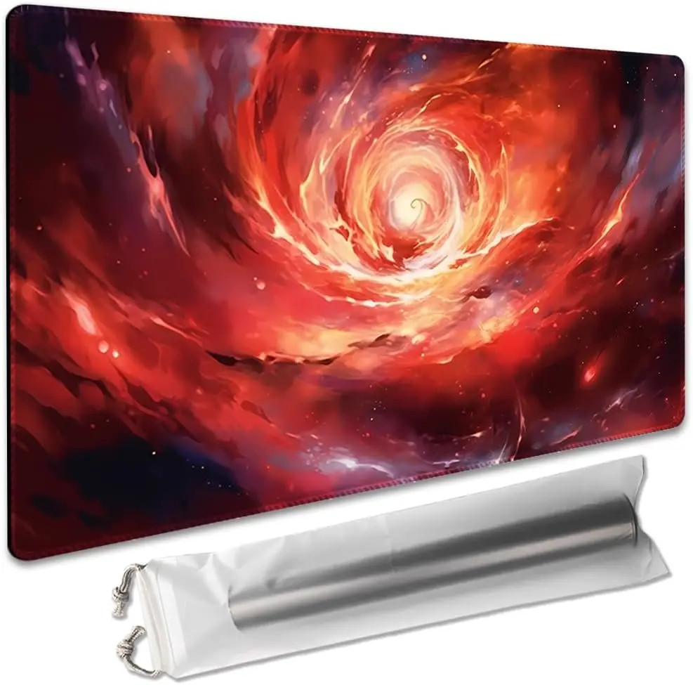 

Board Game 14x24in MTG Playmat Compatible for OCG CCG RPG TCG Playmats (Passionate Flame)