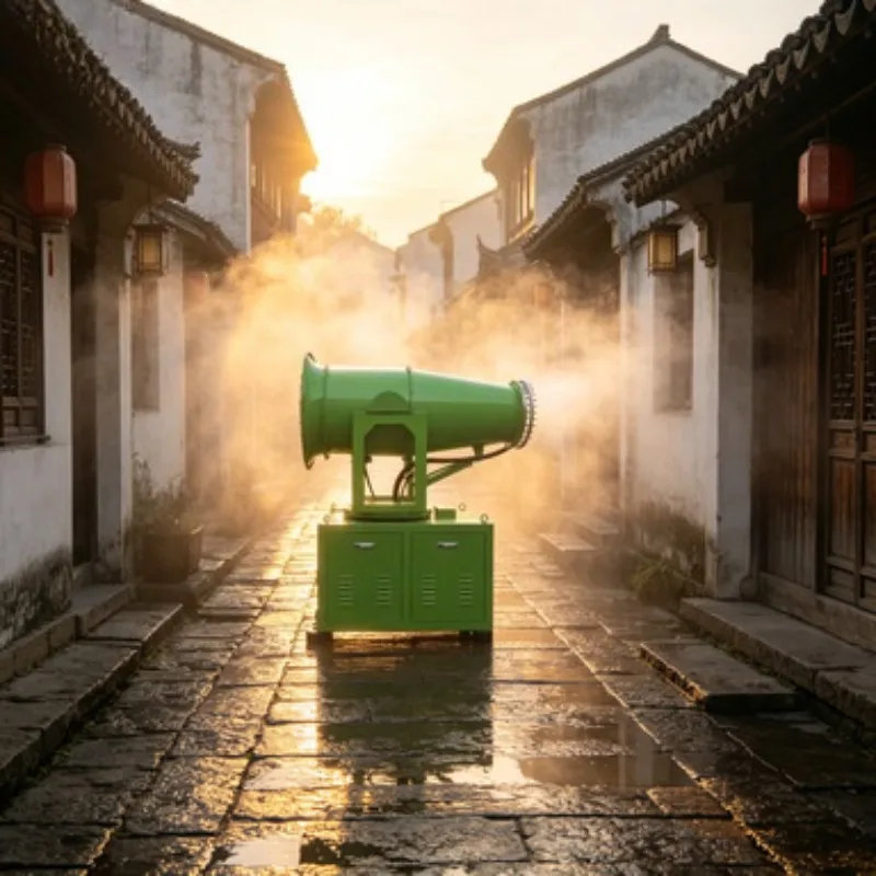 CE Certified Fog Cannon Water Sprayer Dust Suppression Machine Agricultural Mist Cannon Sprayer 60m for Farm Field Use