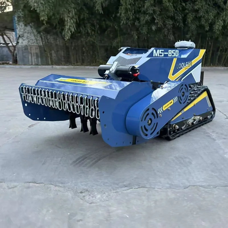Remote Control Lawn Mower Source Factory 1000mm Gosline Lawn Mower Robot With Low Price Crawler Diesel Flail Lawn Mower
