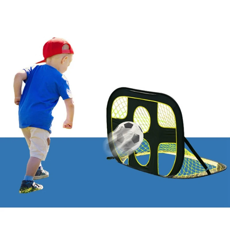 3 In 1 Football Goal 1.2Mx0.8M Football Goals For Kids Kids Soccer Goal Net Portable Football Training Set Easy To Use