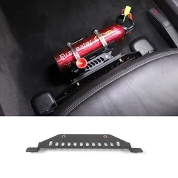 For Corvette C6 passenger seat bracket Flashlight bracket accessories under the car sub-seat Aluminum alloy Black 1pcs 2005-2013