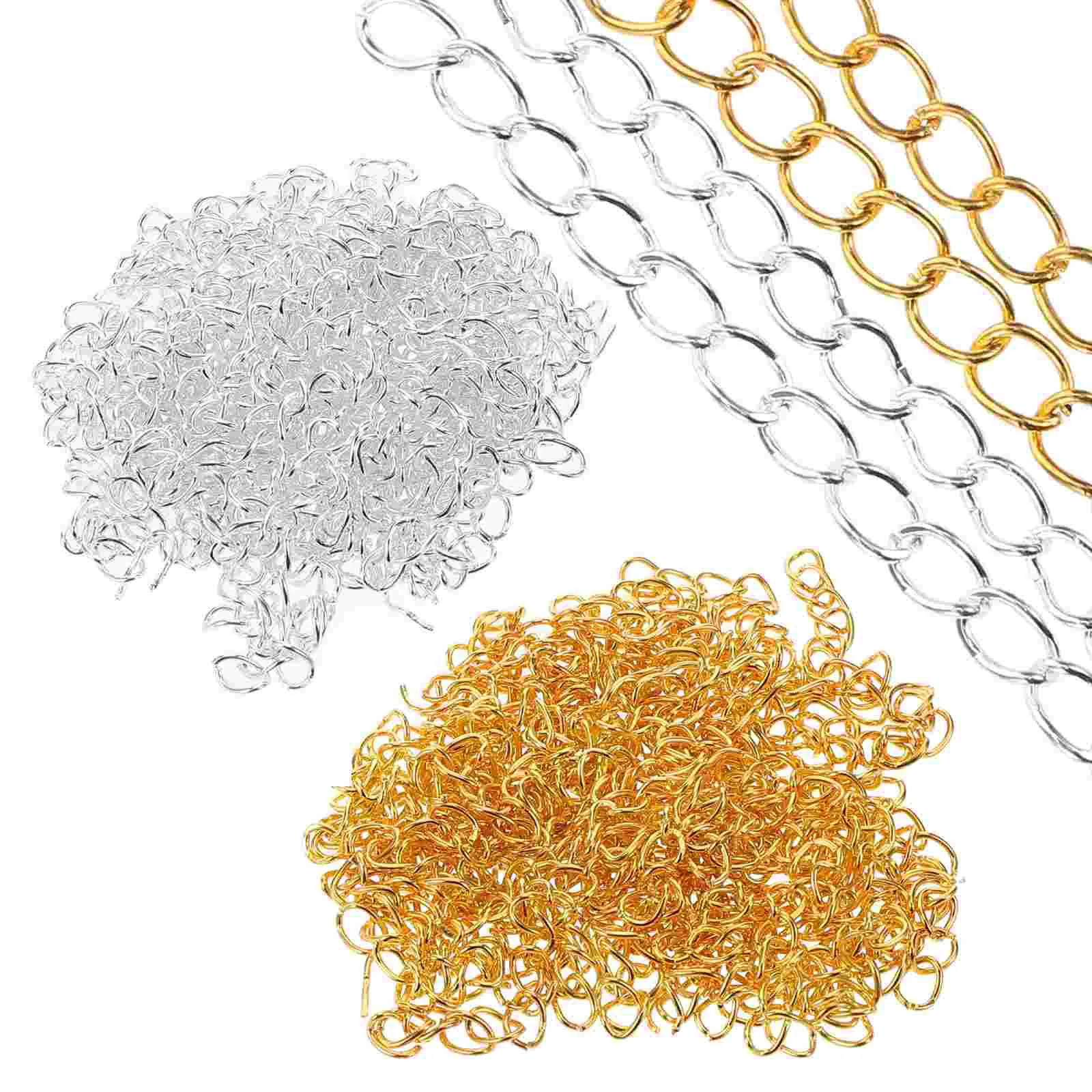 

100 Pcs Tail Chain Adjustment Anklet Extender Charm Bracelet Chains for Jewelry Making Bracelets DIY Accessories